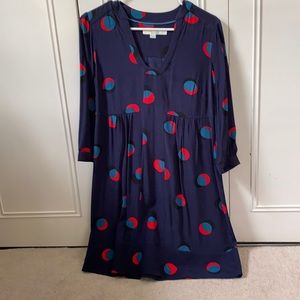 Geometric flowy Boden dress